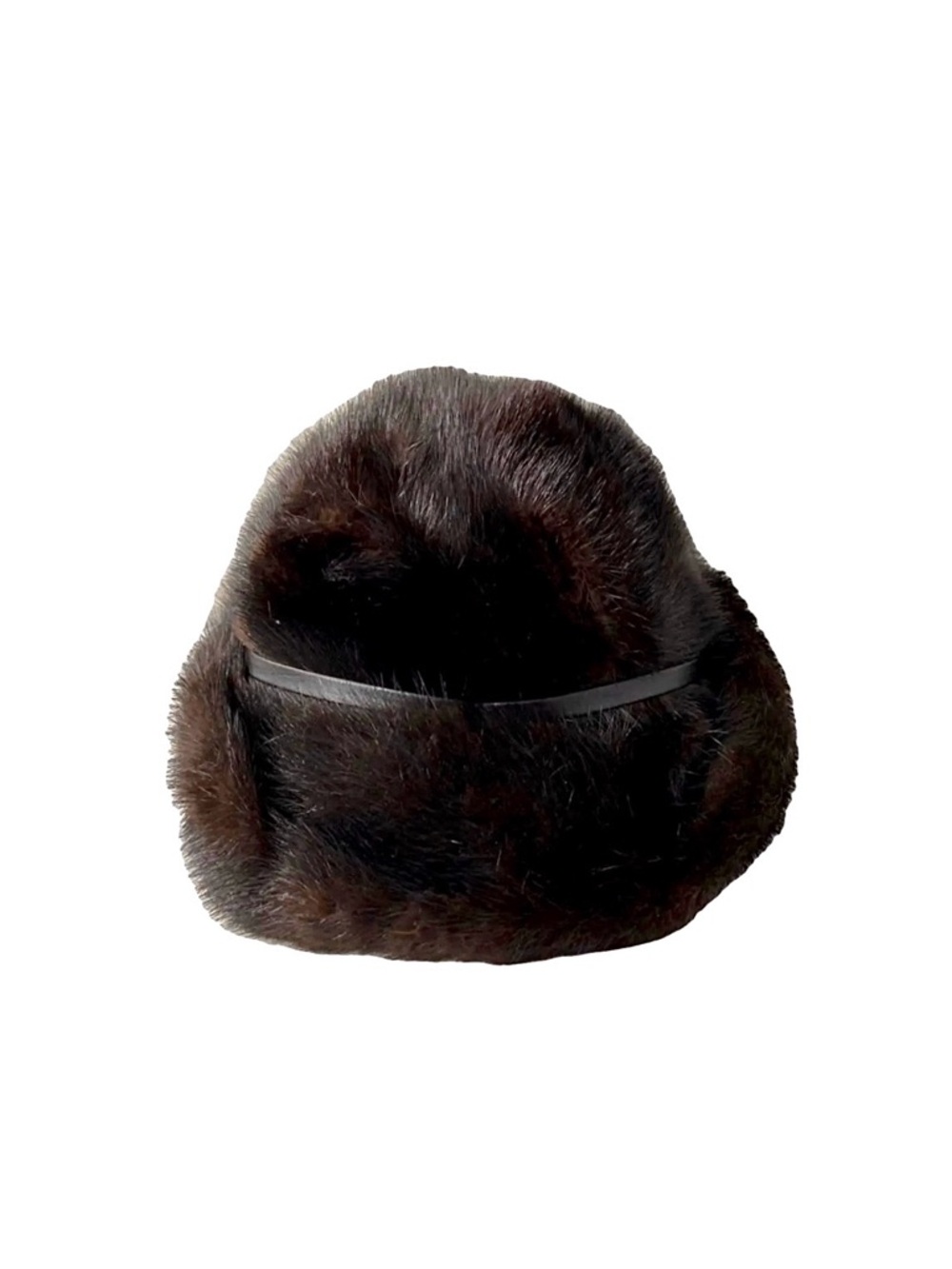Vintage Mink Fur Brim 50's 60's Unbranded